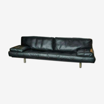 Leather sofa "milano" by de pas Urbino and Lomazzi for Zanotta