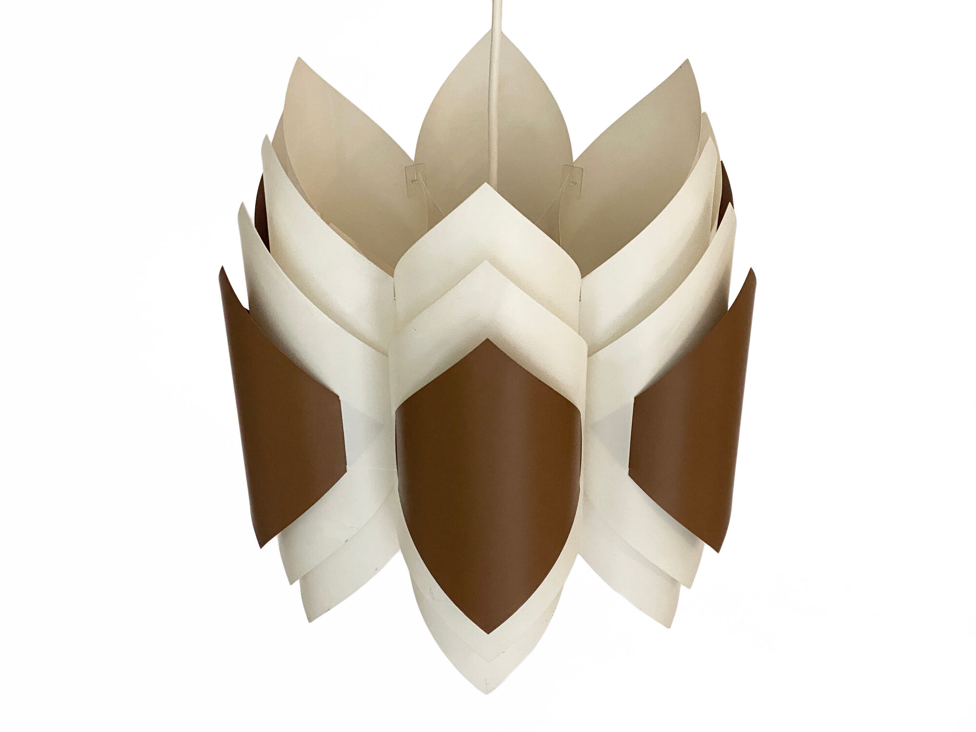 Plastic sheet pendant light "Balett" by Lars Schiøler for Hoyrup lighting