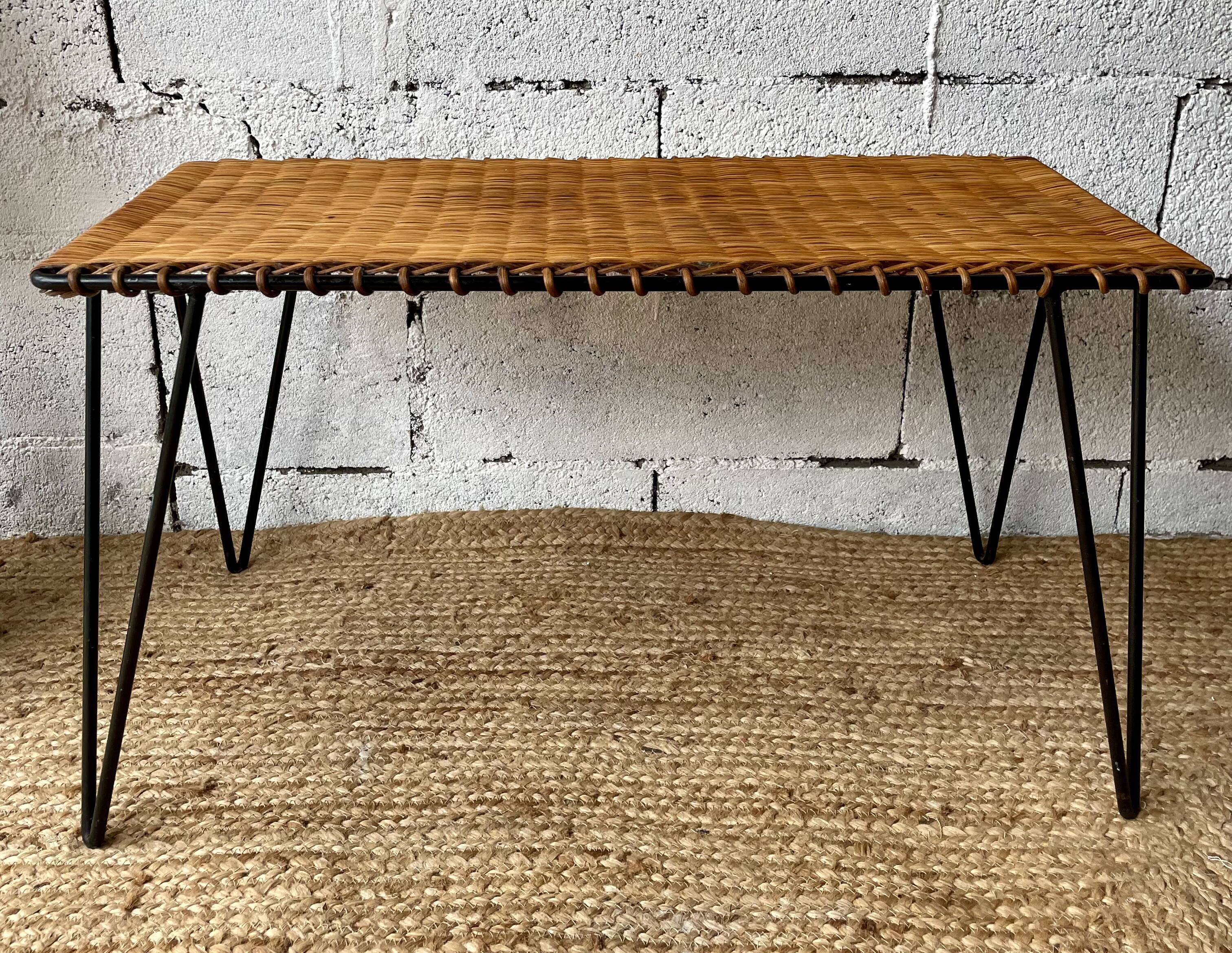 Raoul Guys rattan coffee table
