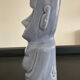 Vintage ethnic vase in glazed porcelain