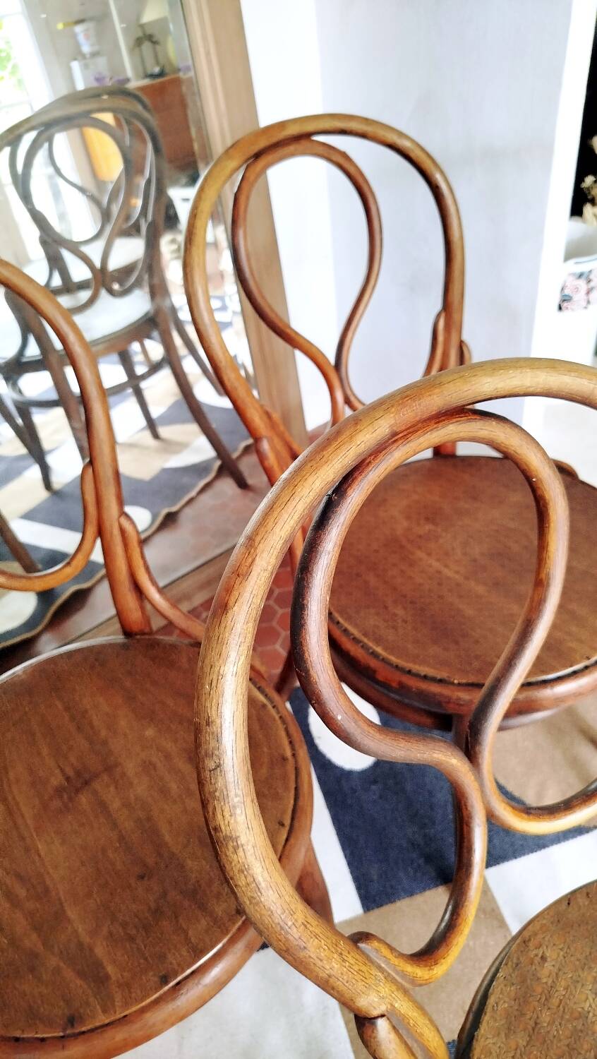 Thonet Omega chair pair