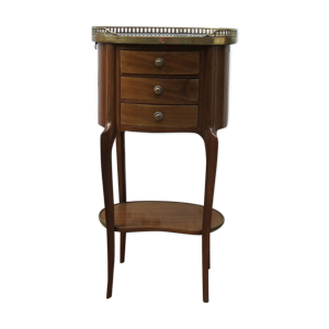 table de salon acajou