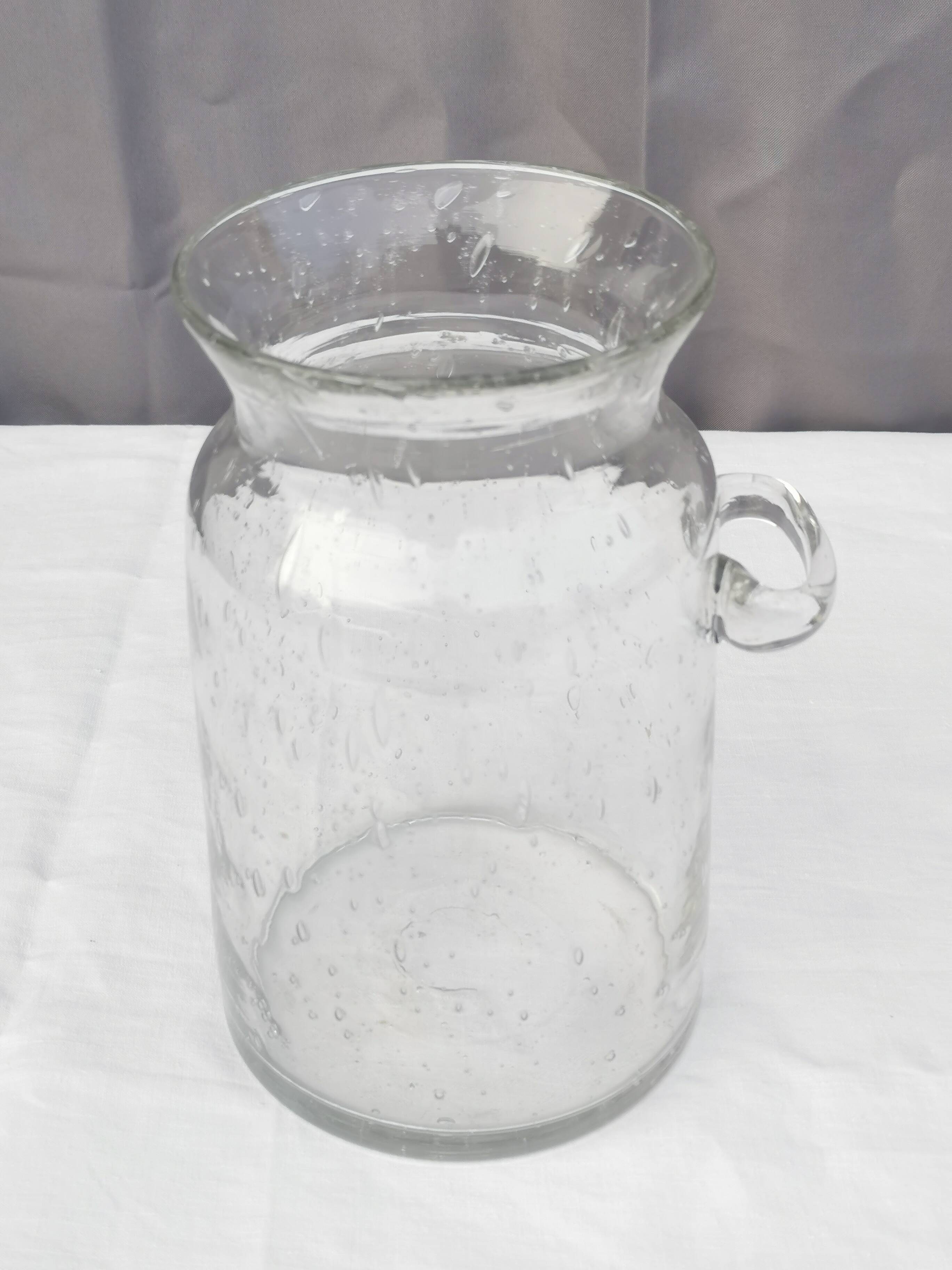 ANCIENT “BLOWN GLASS” POT 19th