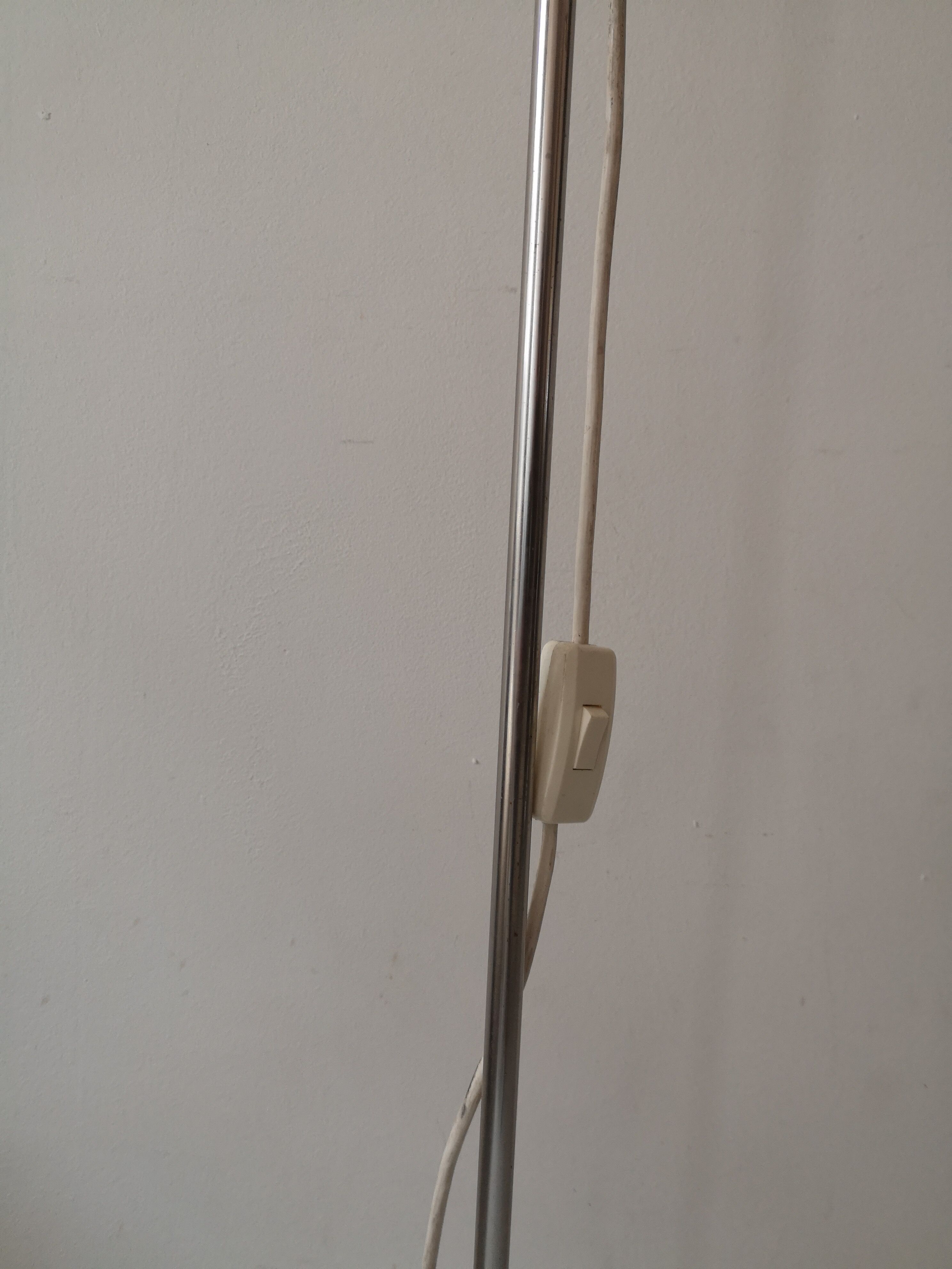 Scandinavian bamboo floor lamp, design 50s