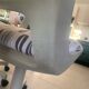 Vintage styrofoam office chair