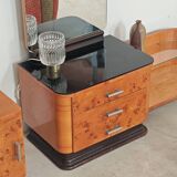 Jindrich Halabala dressing table and bedside tables for Up Zavody 1950