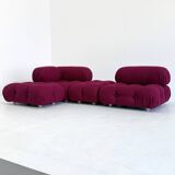 Canapé modulable Camaleonda Bordeaux par Mario Bellini pour B&B Italia