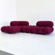 Camaleonda Modular Sofa in Bordeaux by Mario Bellini for B&B Italia