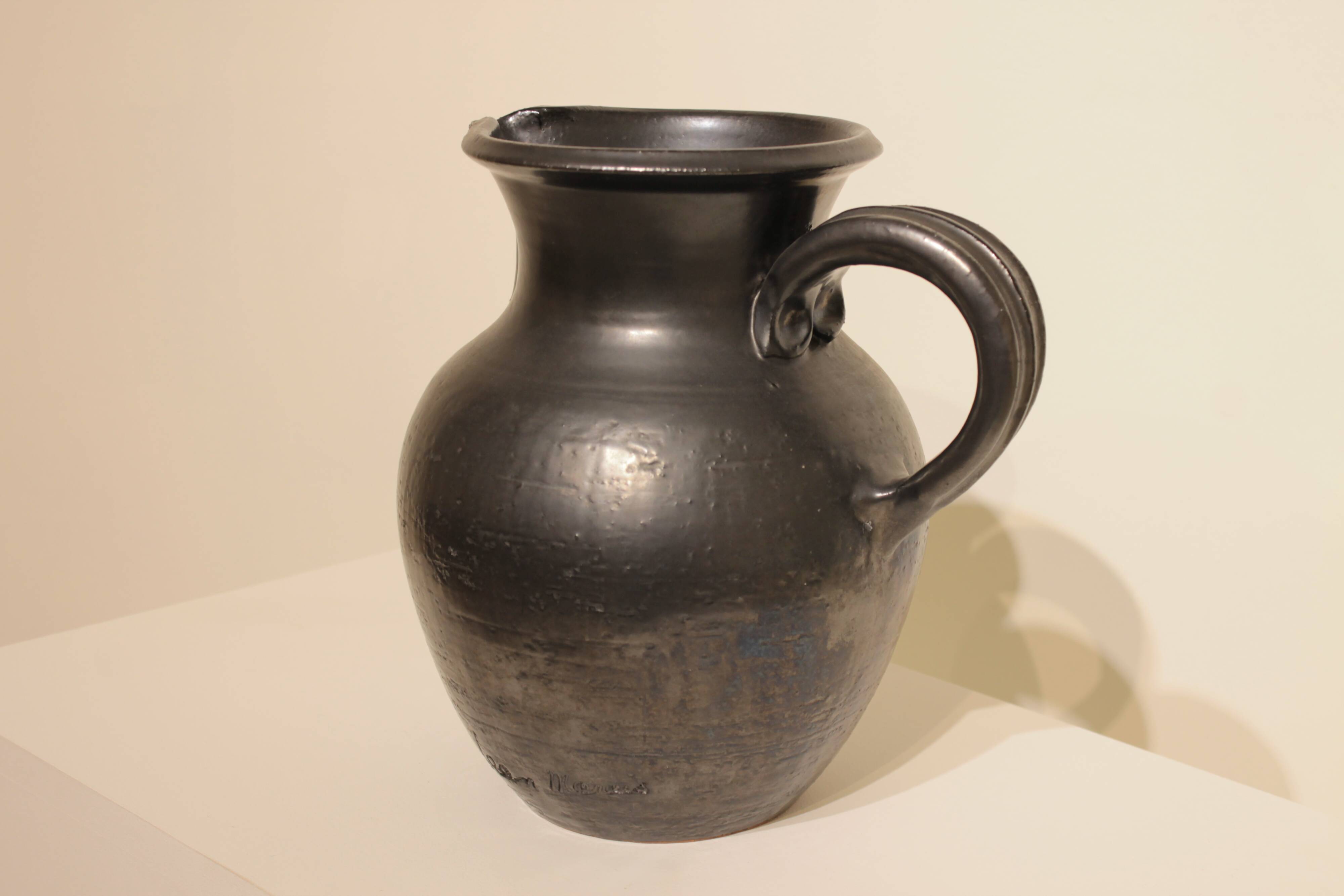 Important Jean Marais ceramic pitcher