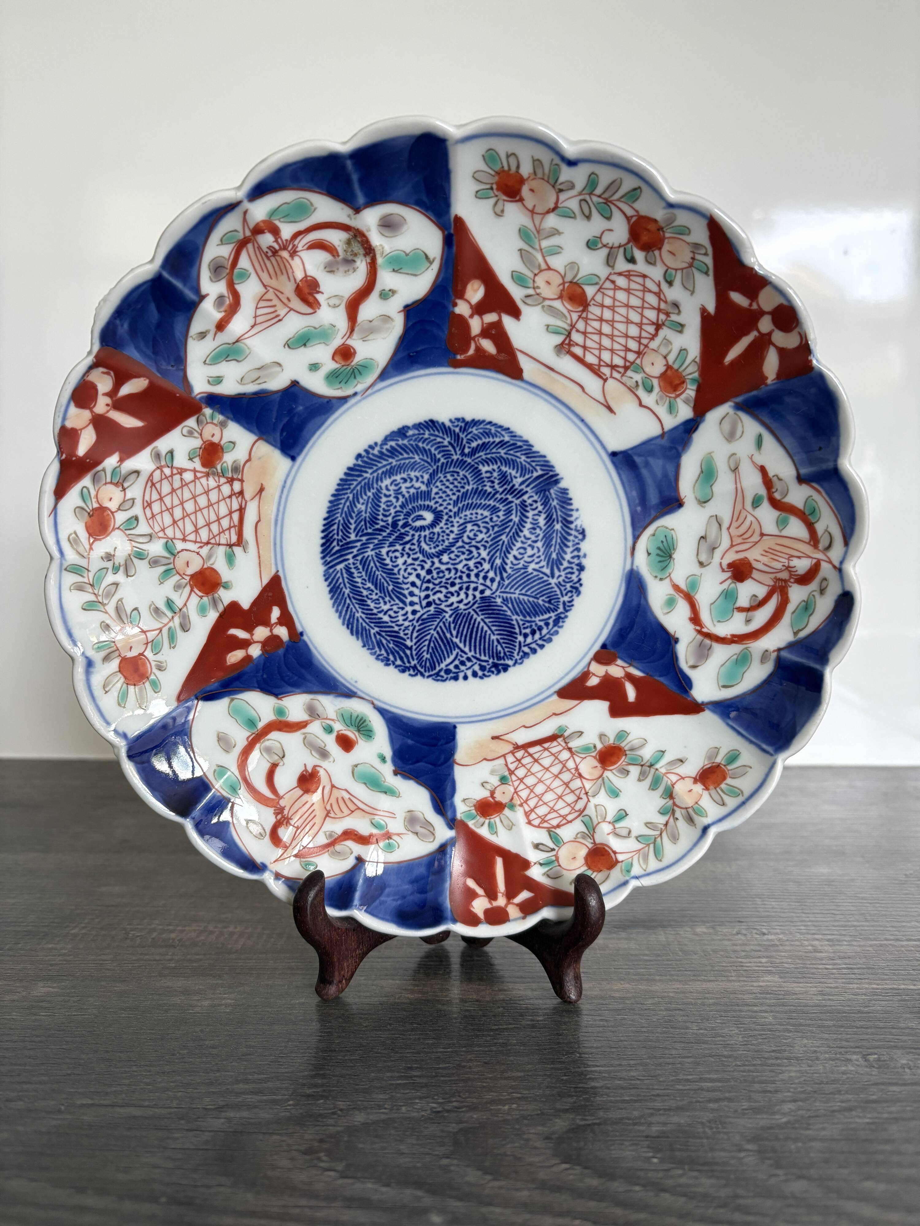 Antique Japanese Imari plate