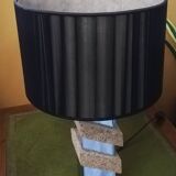 Chrome and cork lamp from the 70s
