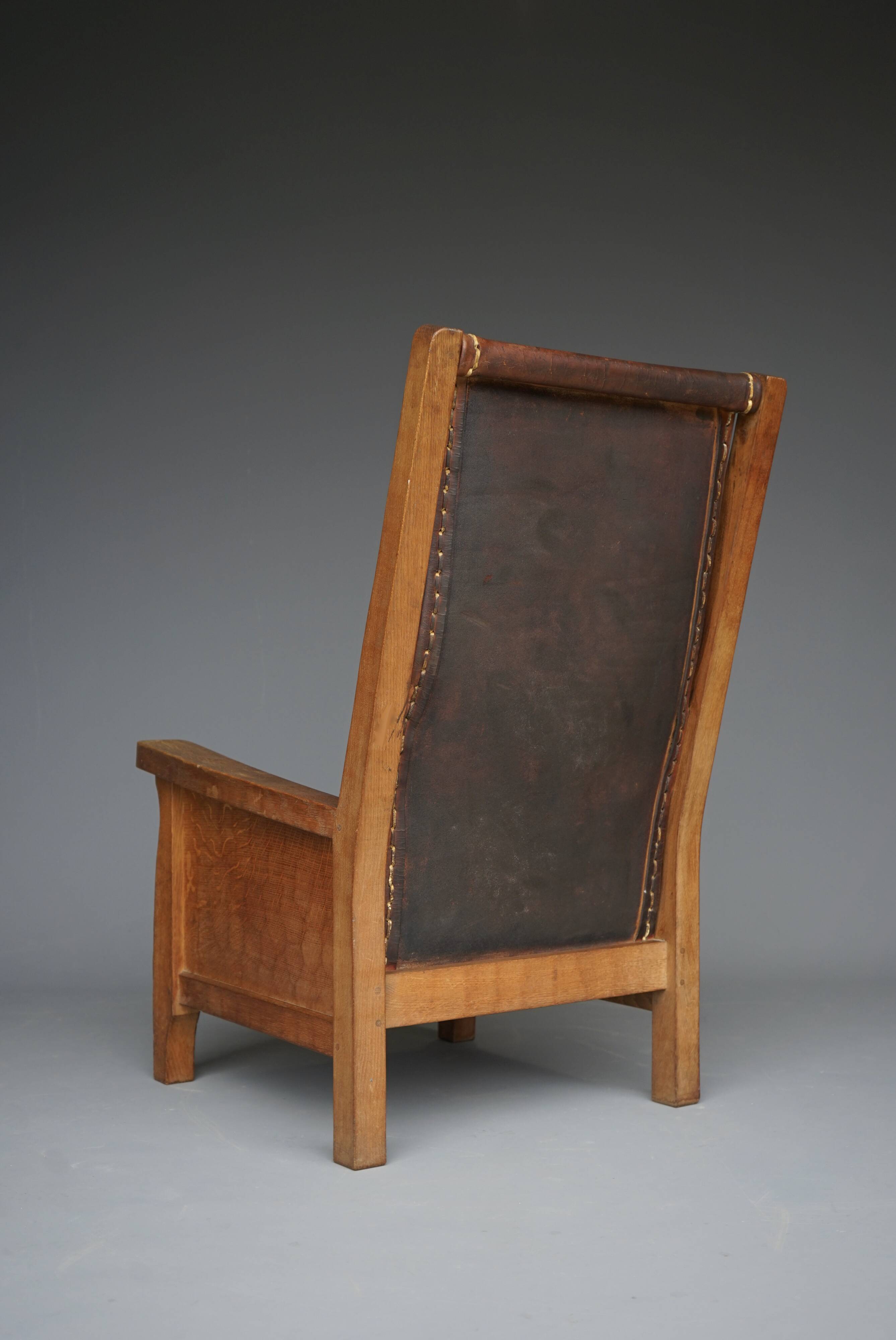 Oak Armchair by Robert Mouseman Thompson, 1940s