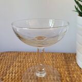 Set of 2 flat champagne glasses