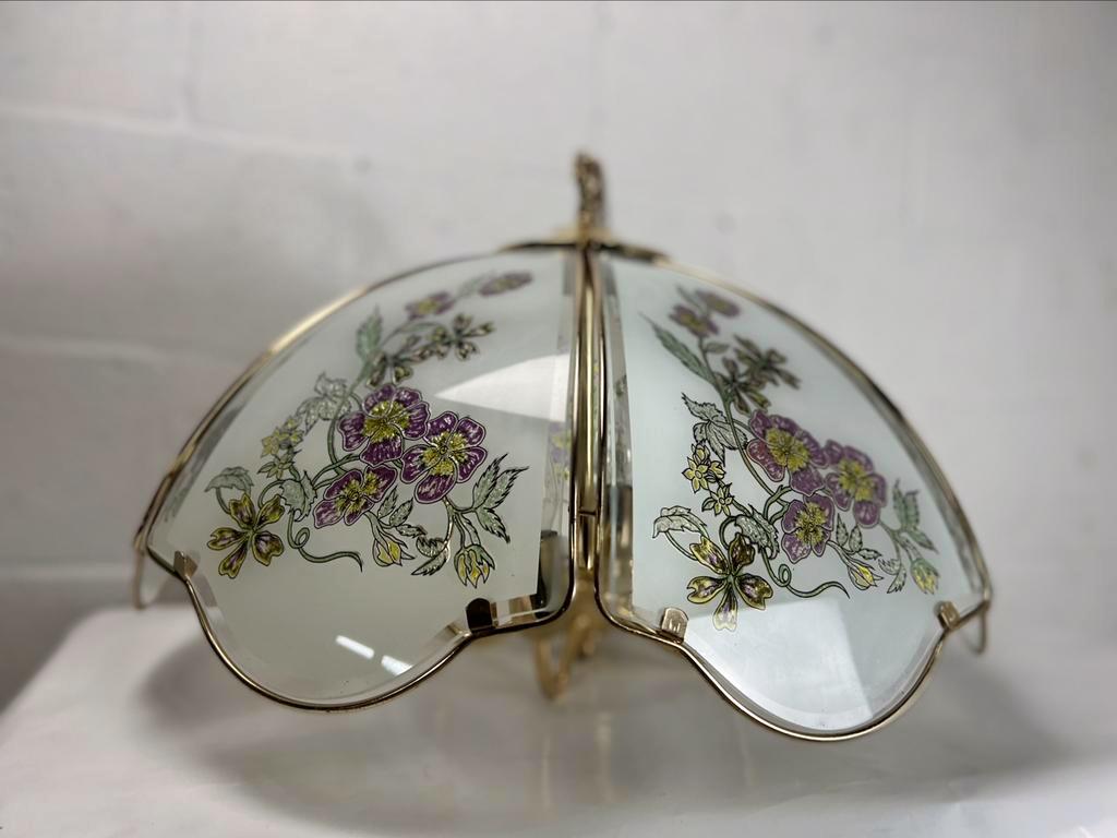 Vintage hollywood regency pendant lamp / luster