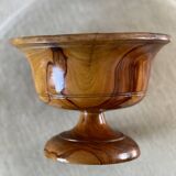 Empty pocket in olive wood