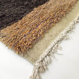 Moroccan Berber carpet boujaad brown with colorful patterns 299x193cm
