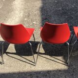 Set of 4 Maui chairs by Vico Magistretti, Kartell