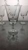 6 verres à vin en cristal Années 60 (blé)