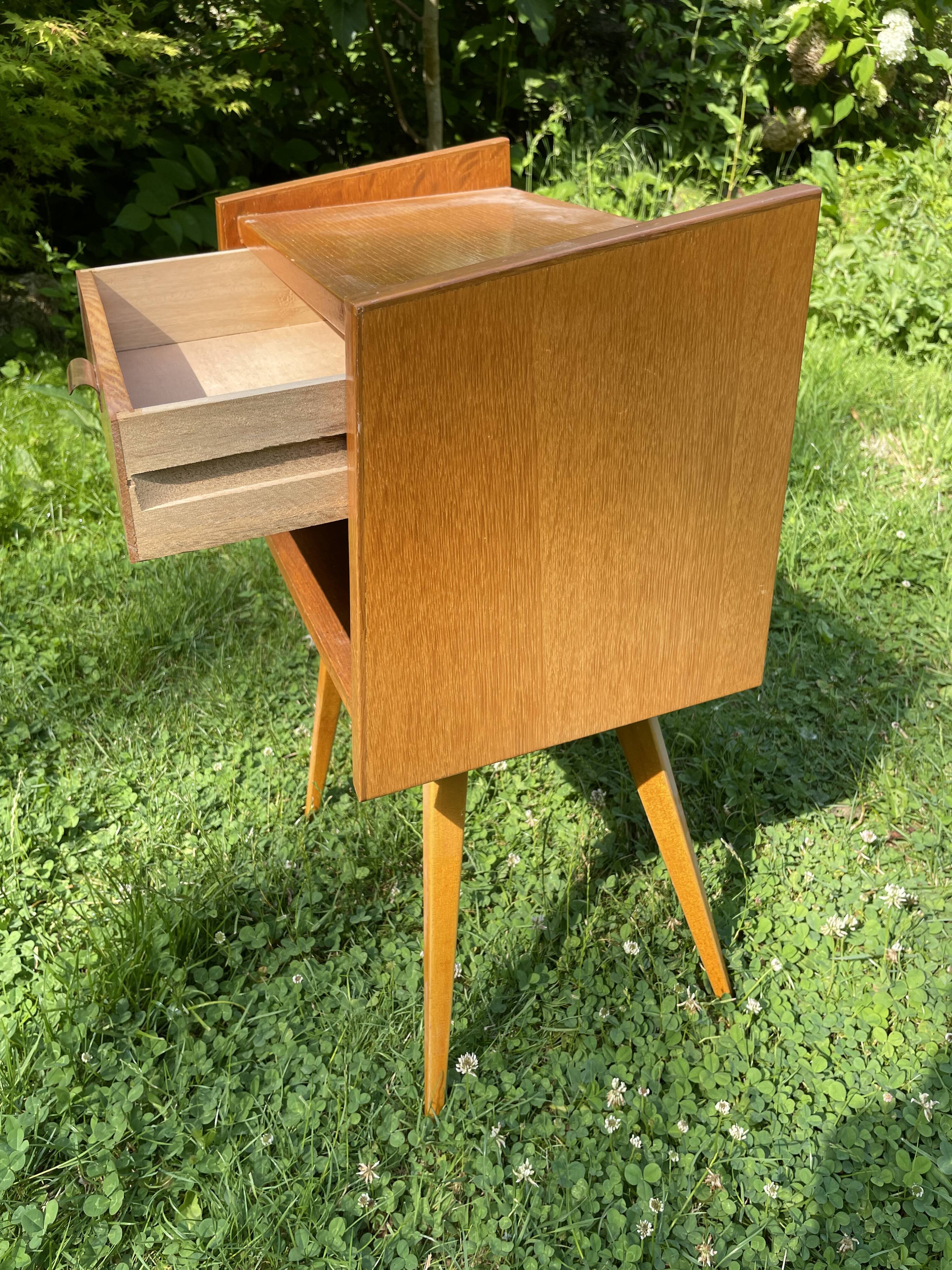 Table de chevet années 70