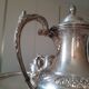 Silver metal coffee service