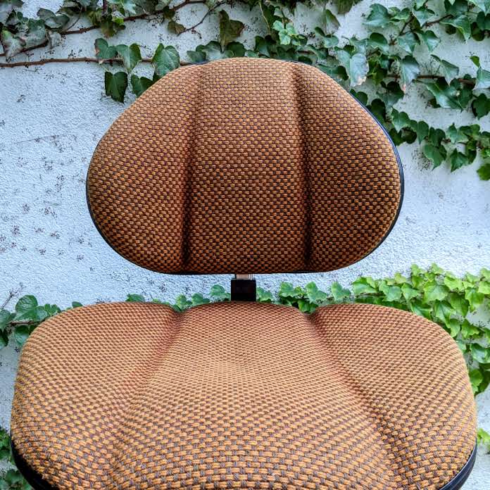 Swivel office chair on wheels 70s