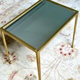 Brass coffee table from Deutsche Werkstätten