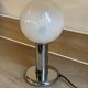 TARGETTI table lamp in chrome and transparent/white glass.