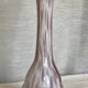 Clichy vase 1900 speckled opaline white and pink