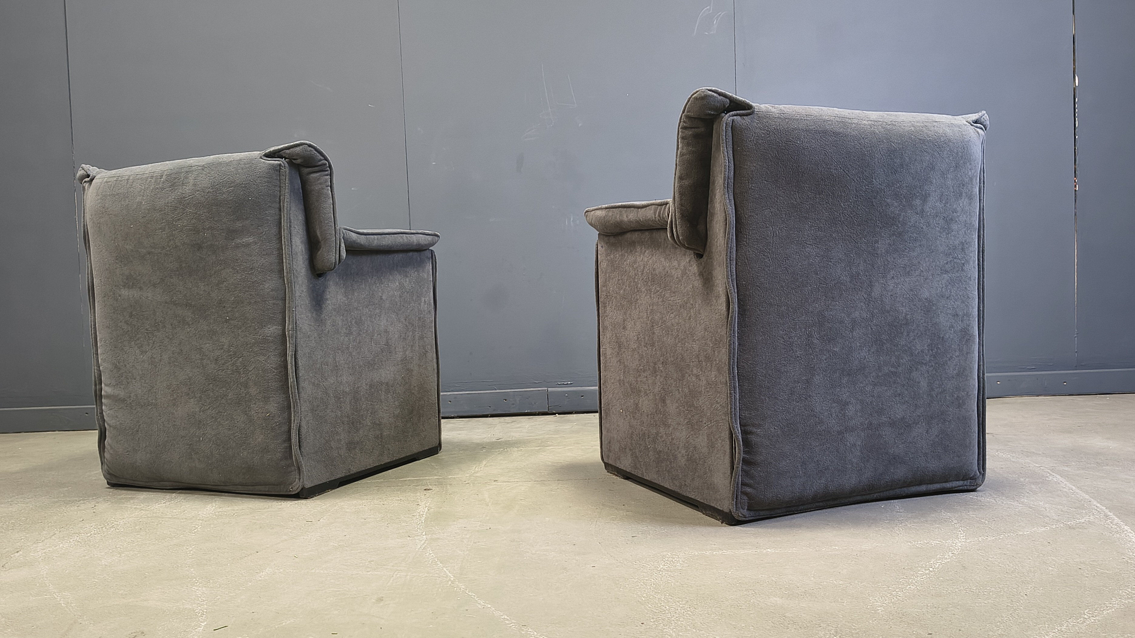 Lauriana armchairs by Afra and Tobia Scarpa for B&B Italia, 1970s