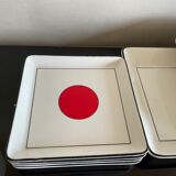 Tokyo model square service in Gien earthenware