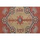 Vintage Turkish hand-knotted wool cotton red area rug 259x351