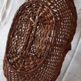 4 vintage wicker baskets