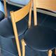 Set of 4 vintage pine dining chairs