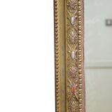 Victorian gilded overmantel mirror