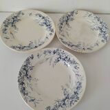 Creil Montereau Plates Linotte Model