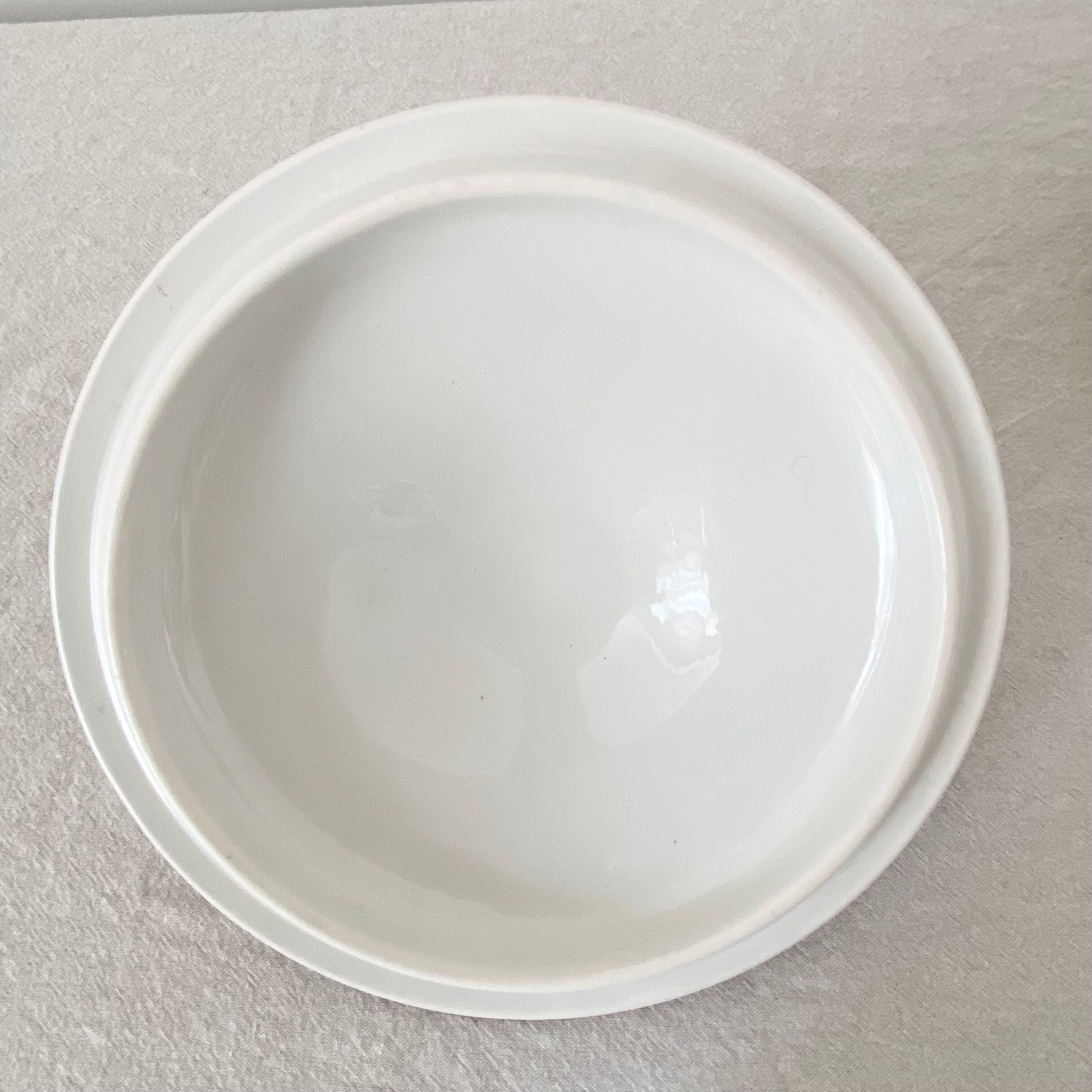 Old soup tureen sarreguemines (fontances) terre de fer