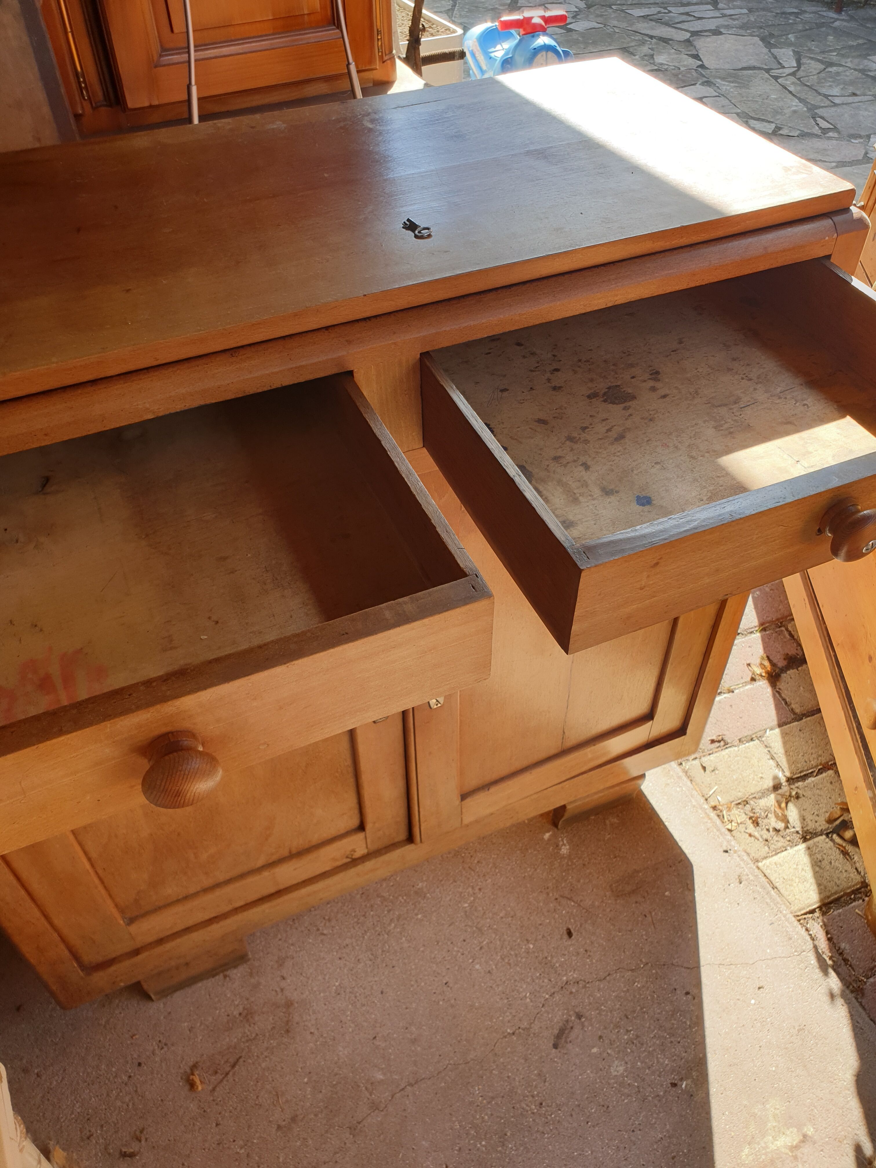 Vintage wooden Parisian buffet