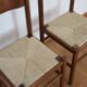 Pair of mulched bistro chairs