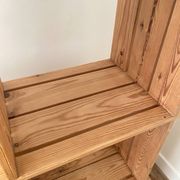 80's pine bookshelf