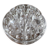 Vase pique fleurs 19 trous soliflores verre vintage
