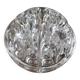 19-hole flower vase, vintage glass soliflores