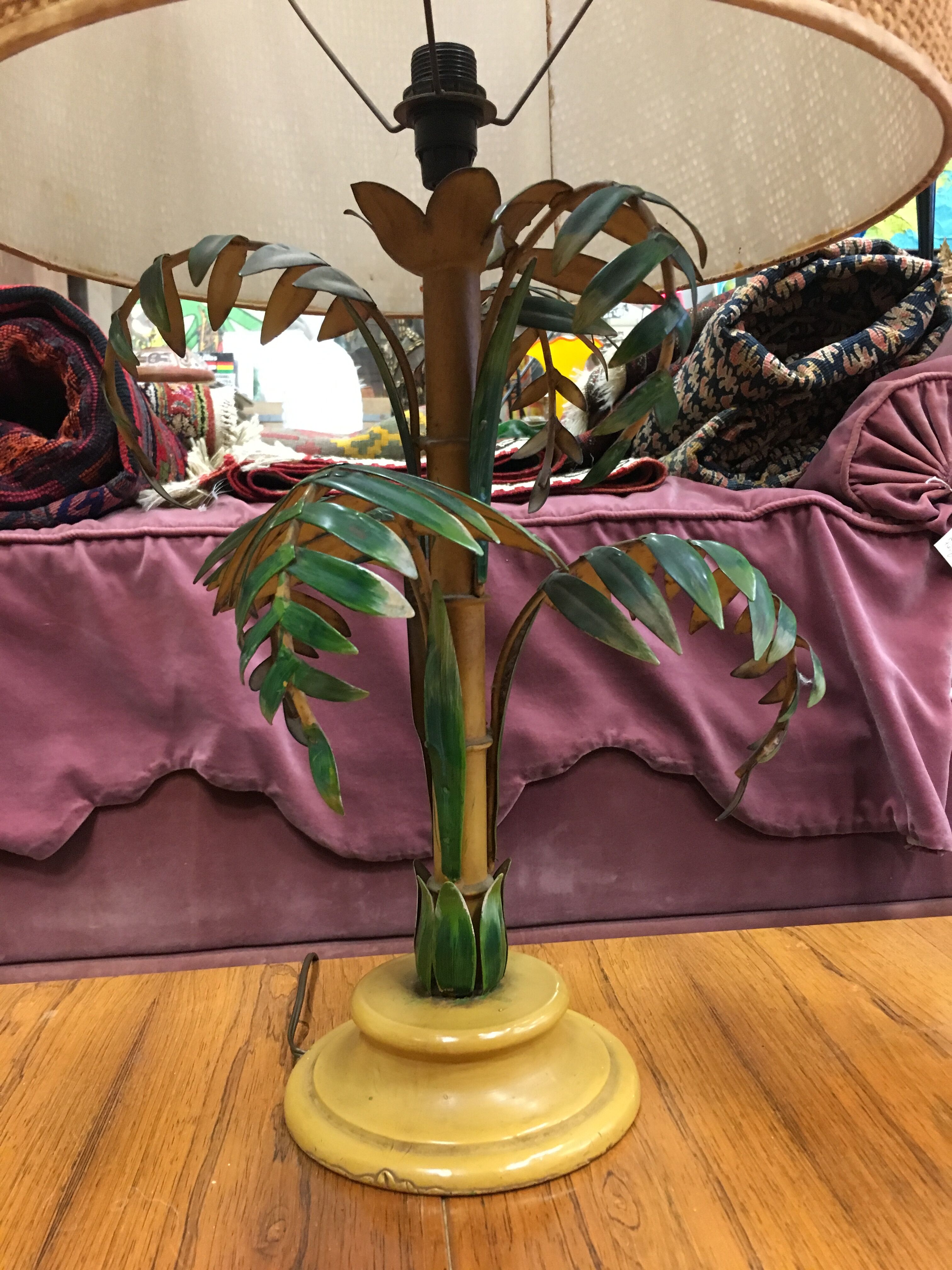 Palm tree lamp
