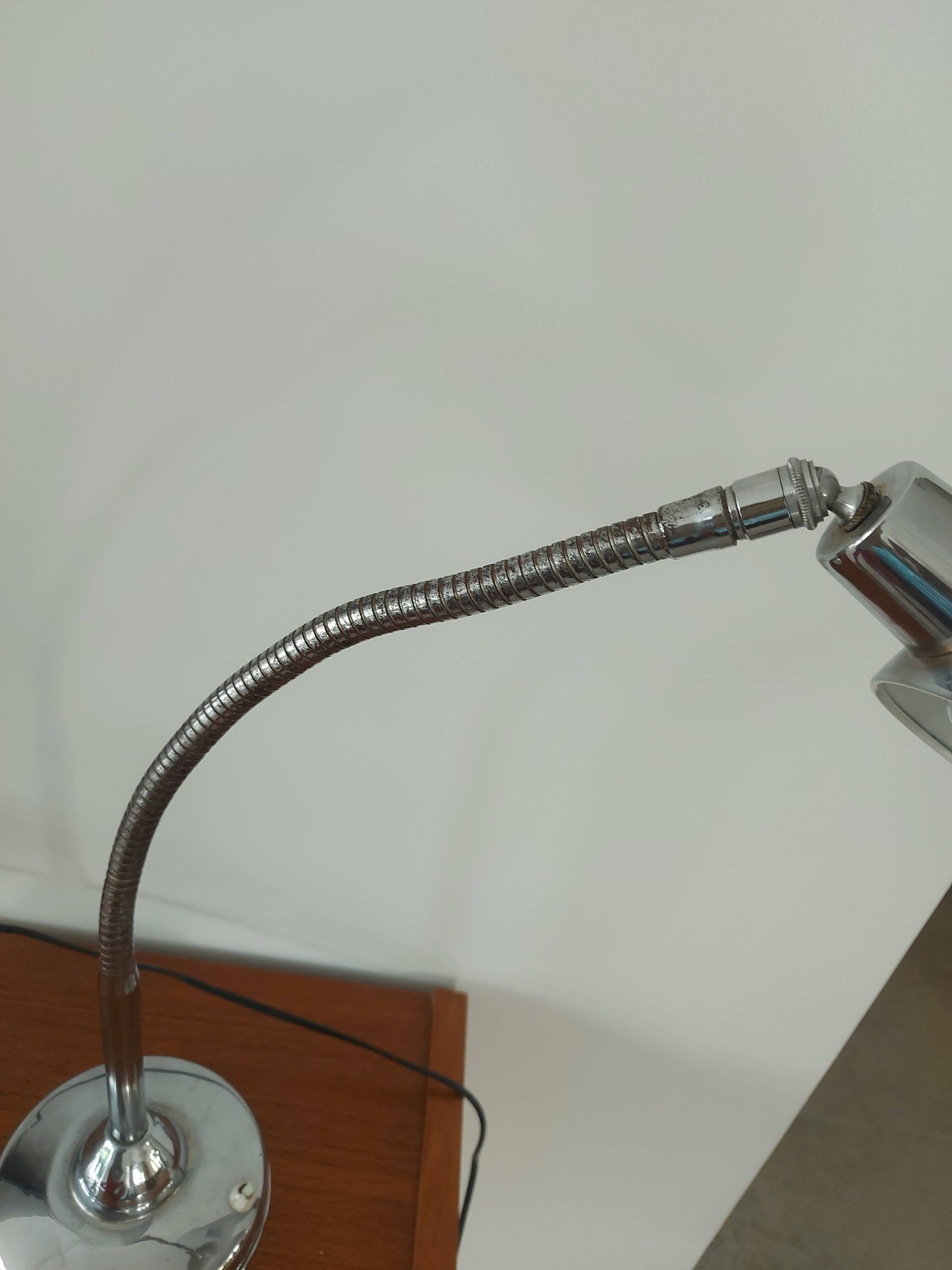 Lampe de bureau chromée Jumo