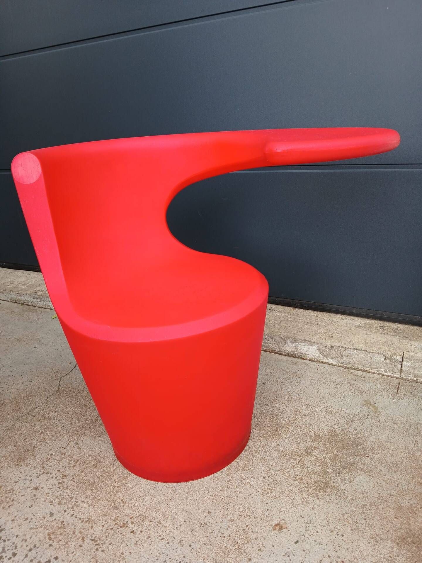 Divina red armchair Italian design – vintage style