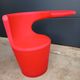Divina red armchair Italian design – vintage style