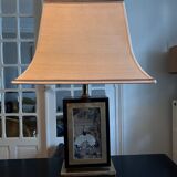 large asian pagoda lamp