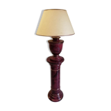 Living room lamp on column