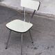ETS khaki green formica chair Sanec Limoges