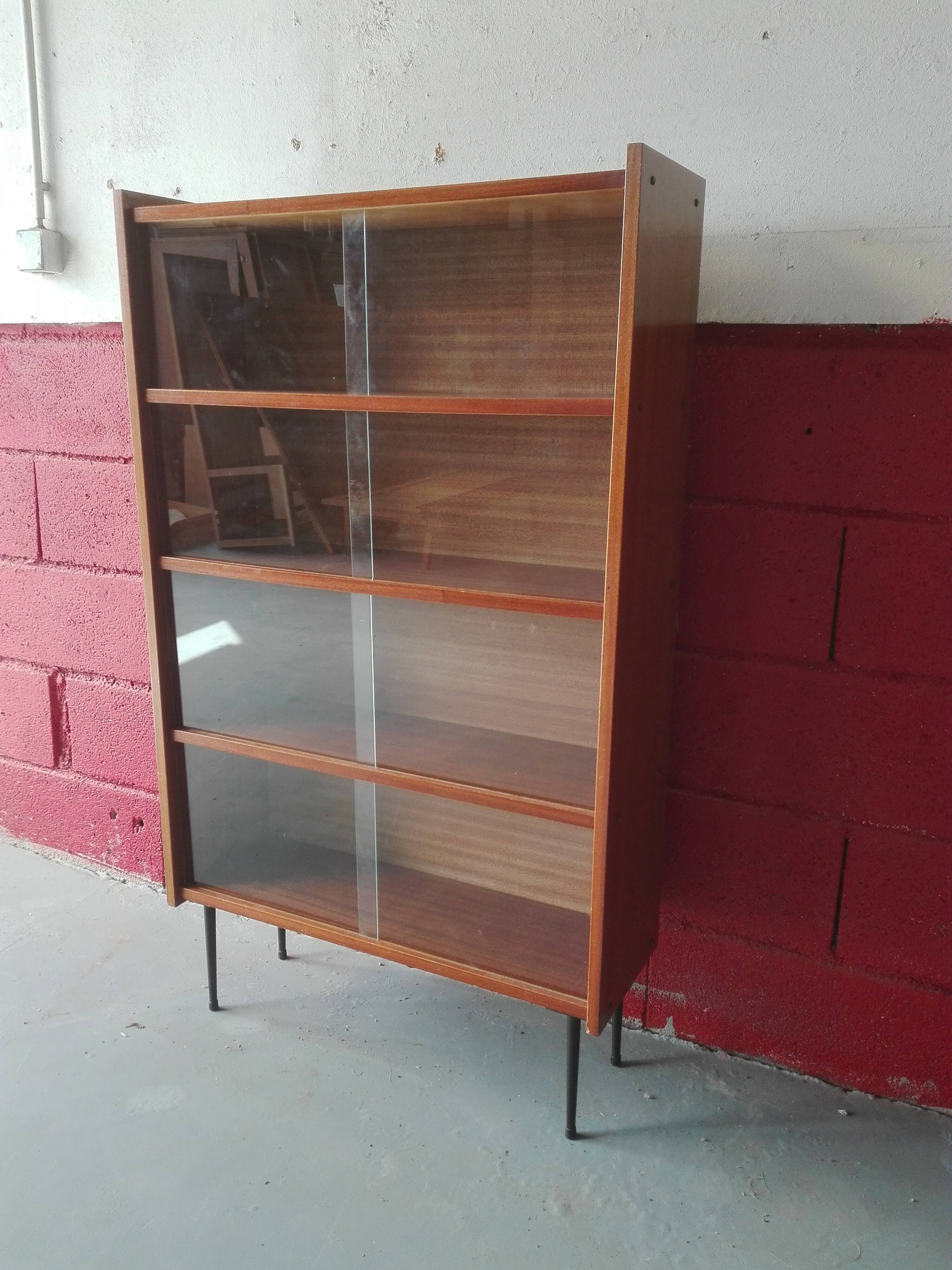 Vintage library showcase