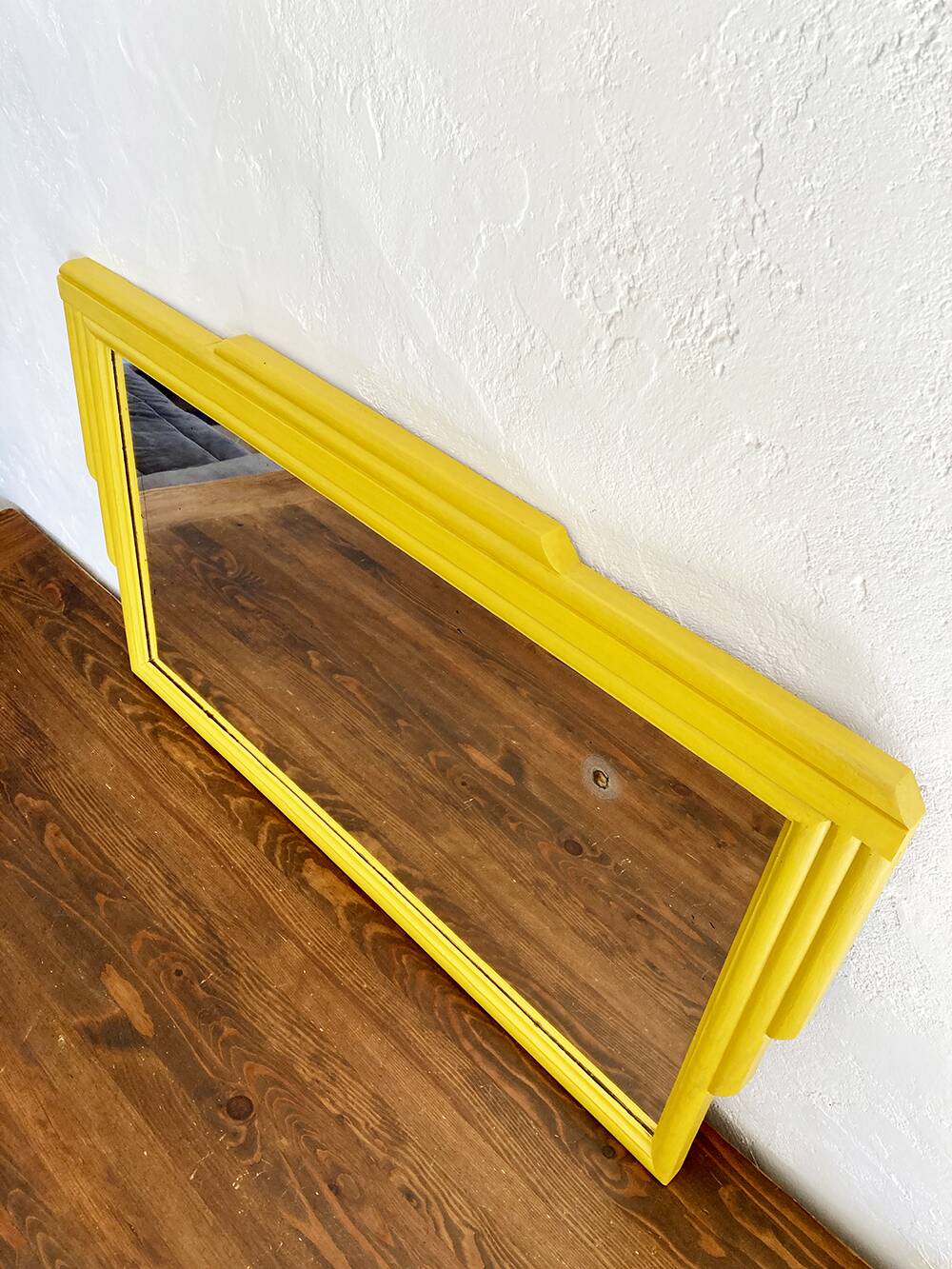 Horizontal art deco mirror